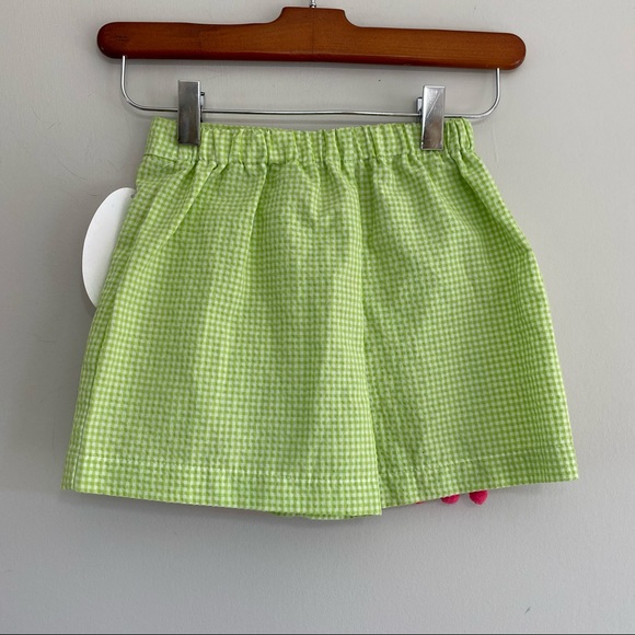 Mulberry Street Seersucker PomPom Skort 5 - Picture 5 of 7